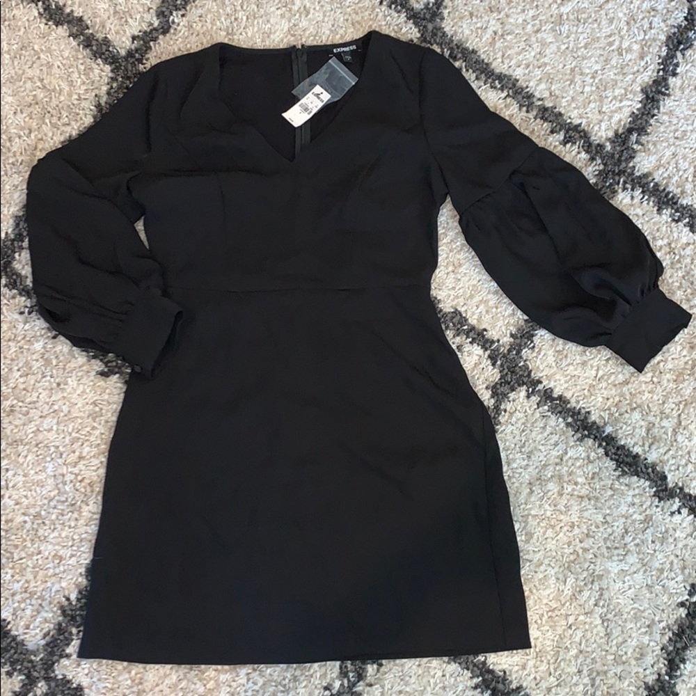 Express formal black dress
